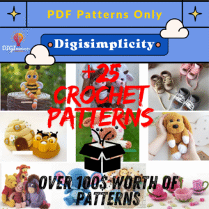 L Mystery BOX +25 Exclusive Crochet Patterns PDF Collection | Instant Download | Over $100 Value | Amigurumi, Scarves, Bags & More