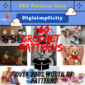 XL Mystery BOX 60+ Premium Crochet Patterns PDF Bundle | Instant Download | Over $200 Value | Amigurumi, Blankets, Hats & More